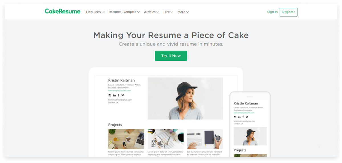 top-resume-builders-cakeresume