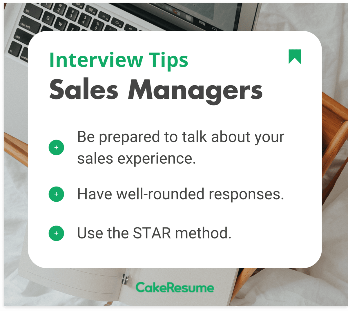 sales manager interview tips