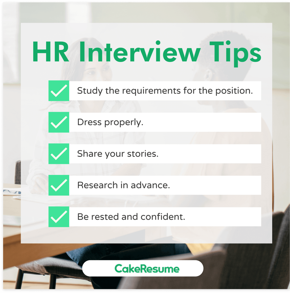 HR interview tips